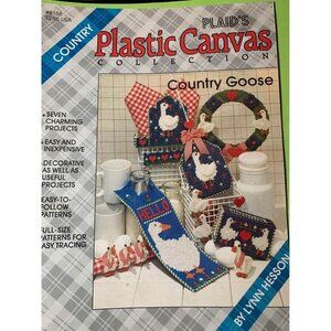 Plaid Plastic Canvas Country Goose Cross Stitch Collection Pattern Book 7 Design